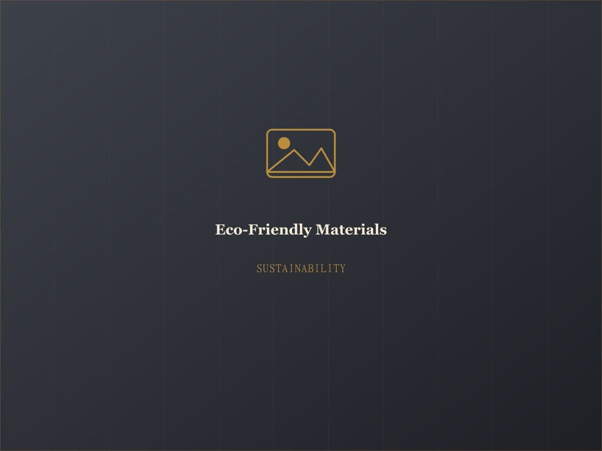Eco-friendly materials